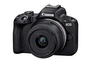 Canon EOS R50 Mirrorless Camera with RF-S18-45mm f/4.5-6.3 is STM Lens (24.2 MP) for Video Vlogging - White